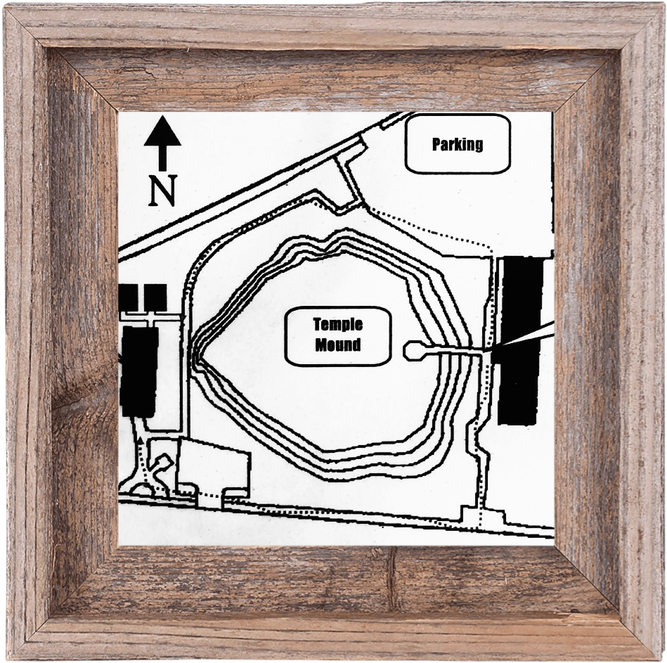 modern day indian mound map